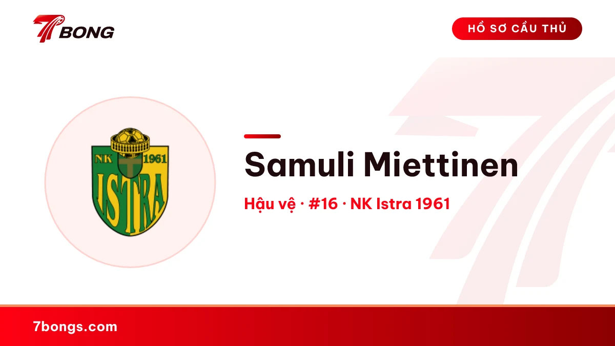 Samuli Miettinen — NK Istra 1961