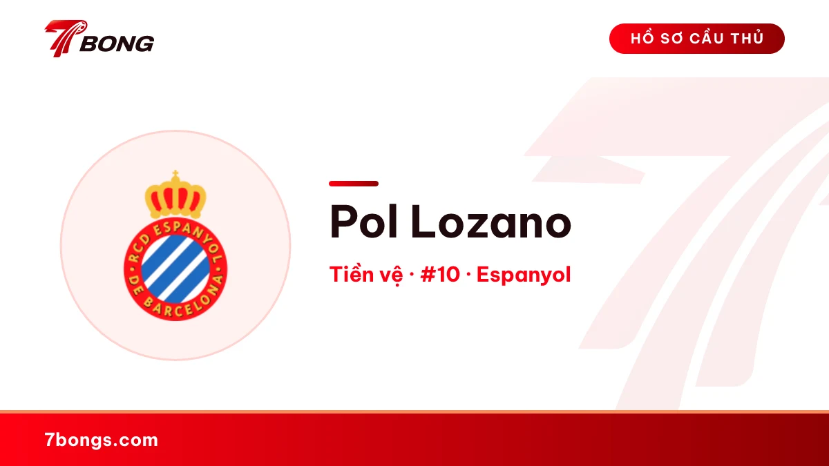 Pol Lozano — Espanyol