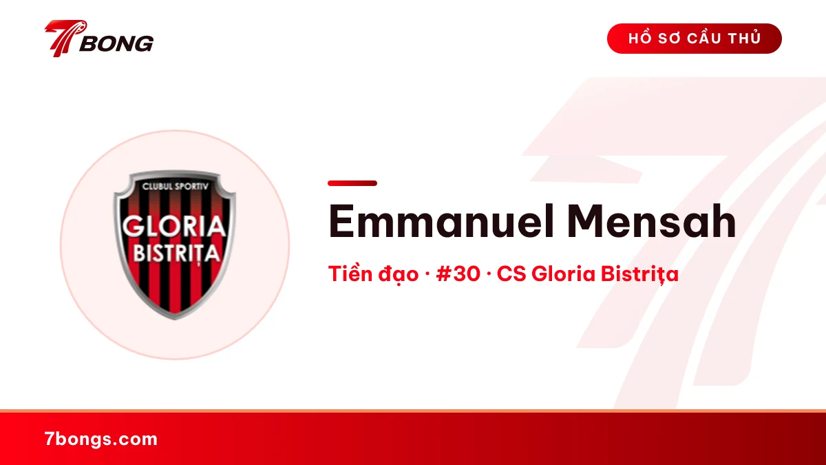 Emmanuel Mensah — CS Gloria Bistrița