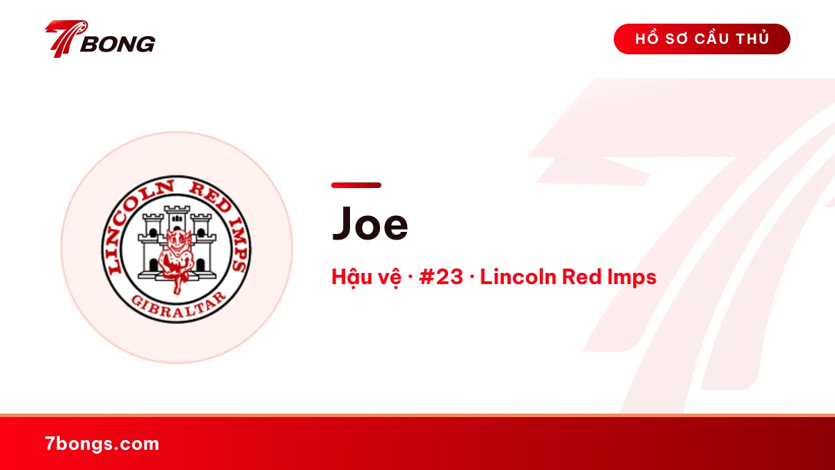 Joe — Lincoln Red Imps