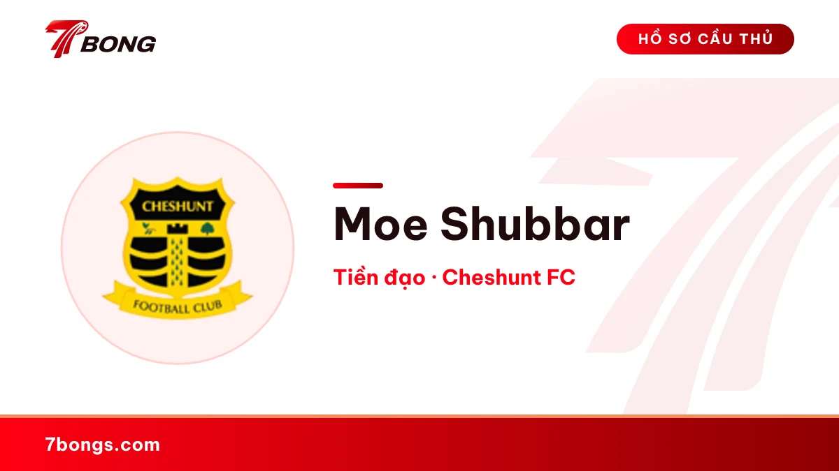 Moe Shubbar — Cheshunt FC