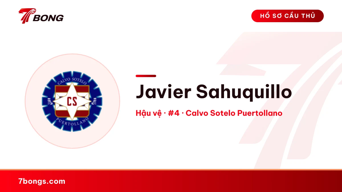 Javier Sahuquillo — Calvo Sotelo Puertollano