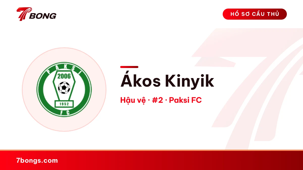 Ákos Kinyik — Paksi FC