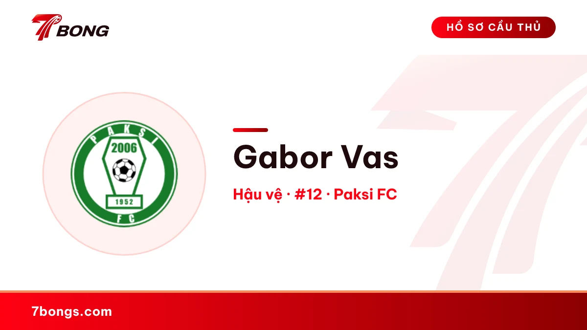 Gabor Vas — Paksi FC