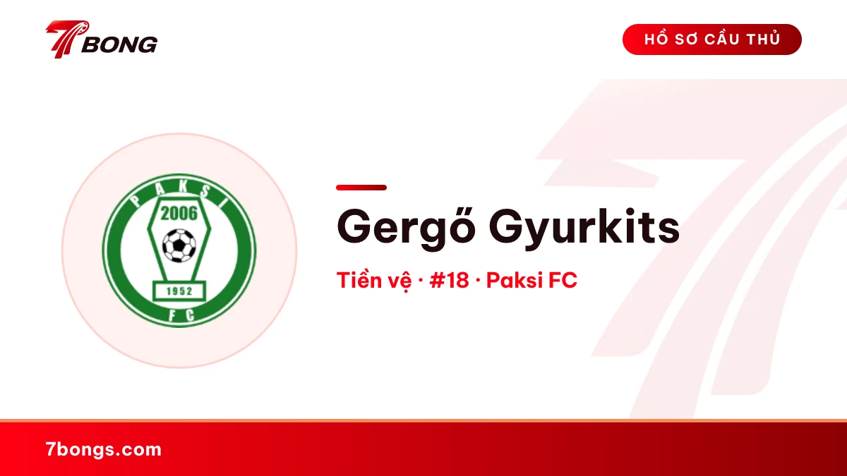Gergő Gyurkits — Paksi FC