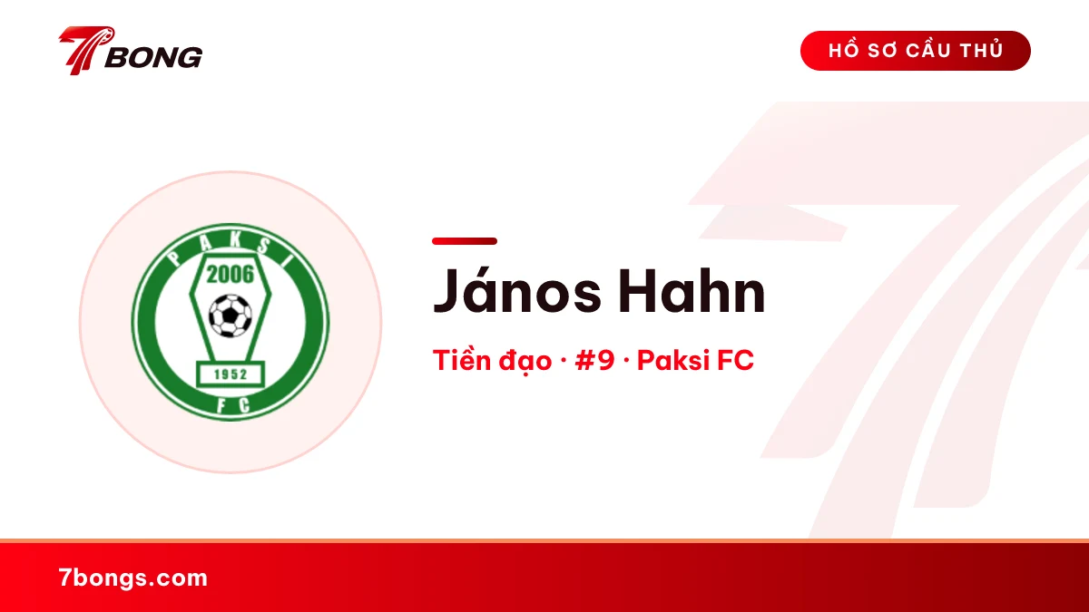 János Hahn — Paksi FC