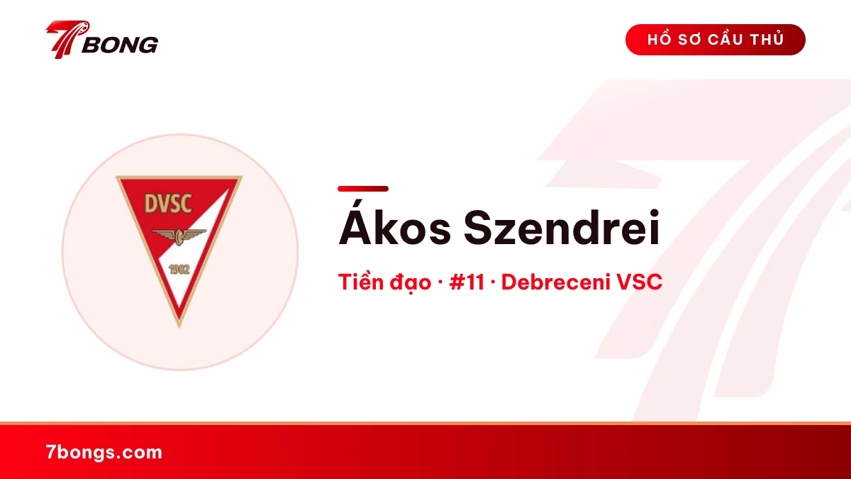 Ákos Szendrei — Debreceni VSC