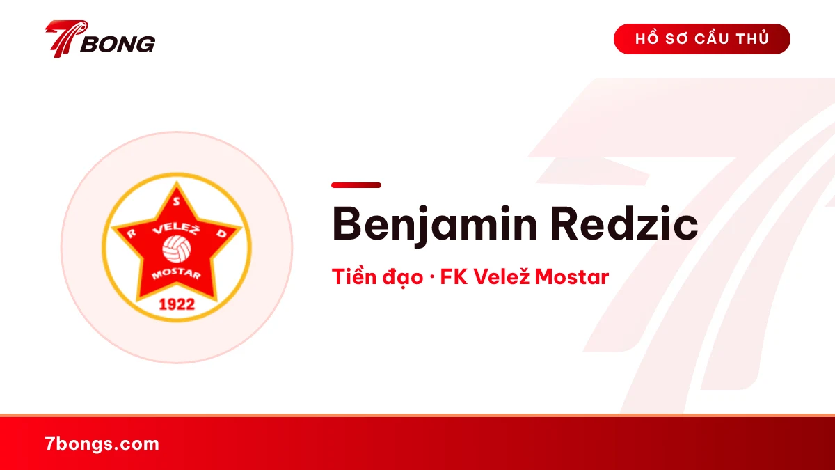 Benjamin Redzic — FK Velež Mostar