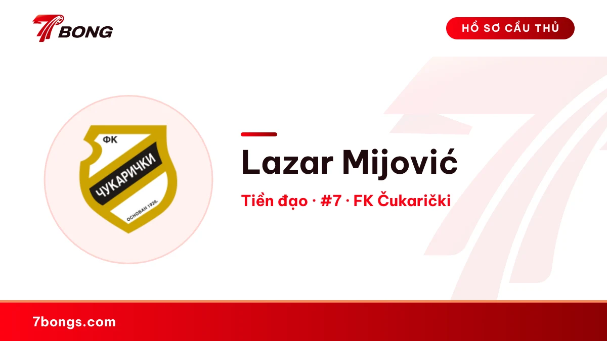 Lazar Mijović — FK Čukarički