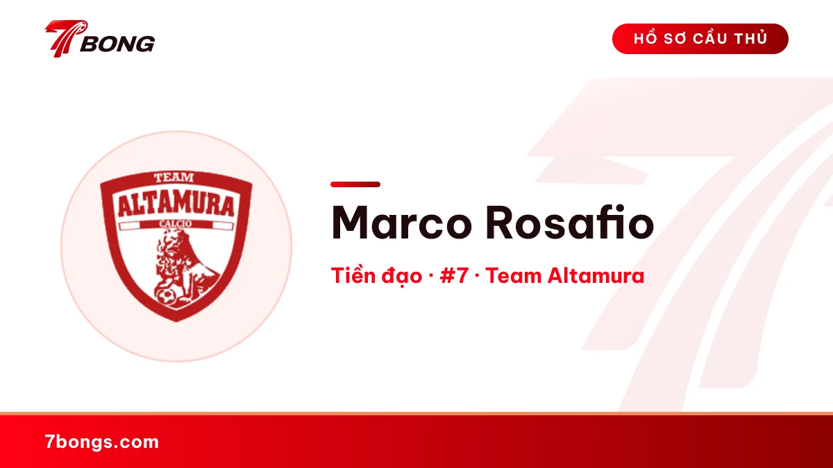 Marco Rosafio — Team Altamura
