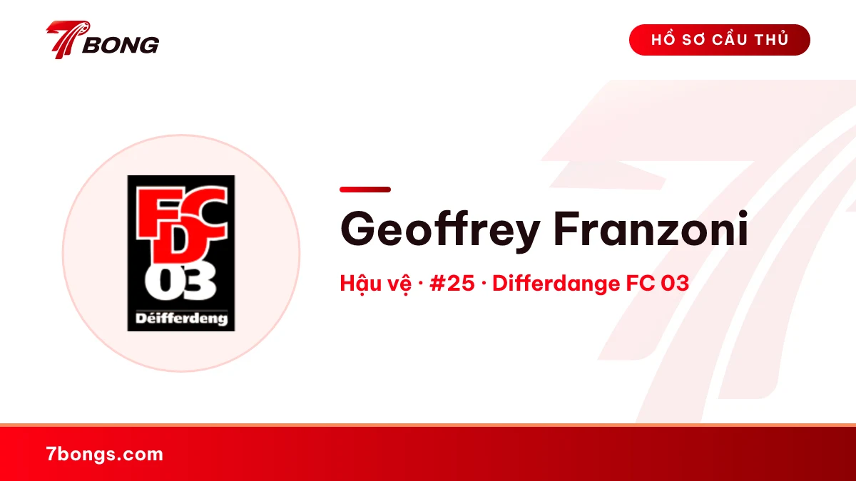 Geoffrey Franzoni — Differdange FC 03