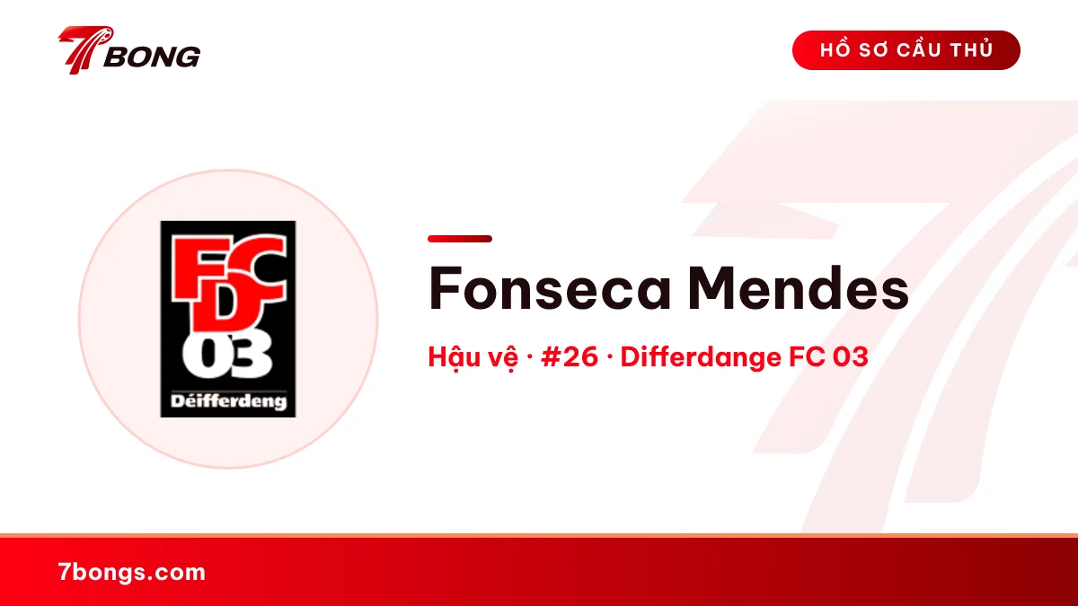 Fonseca Mendes — Differdange FC 03