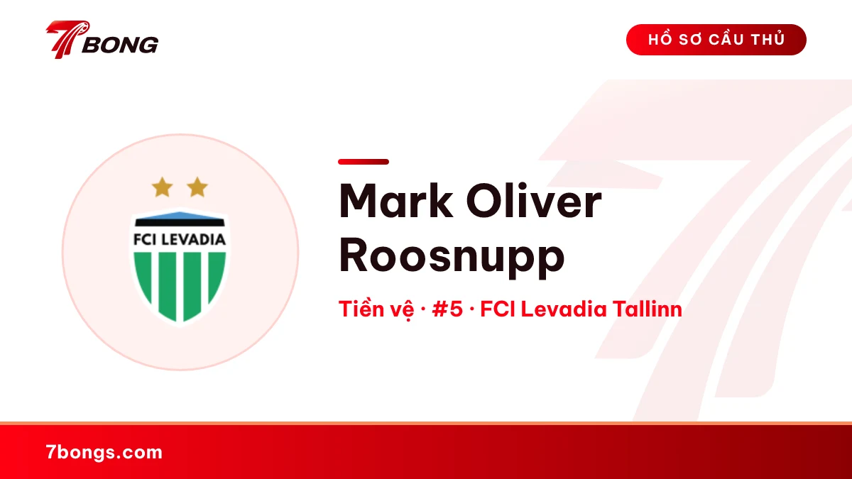 Mark Oliver Roosnupp — FCI Levadia Tallinn