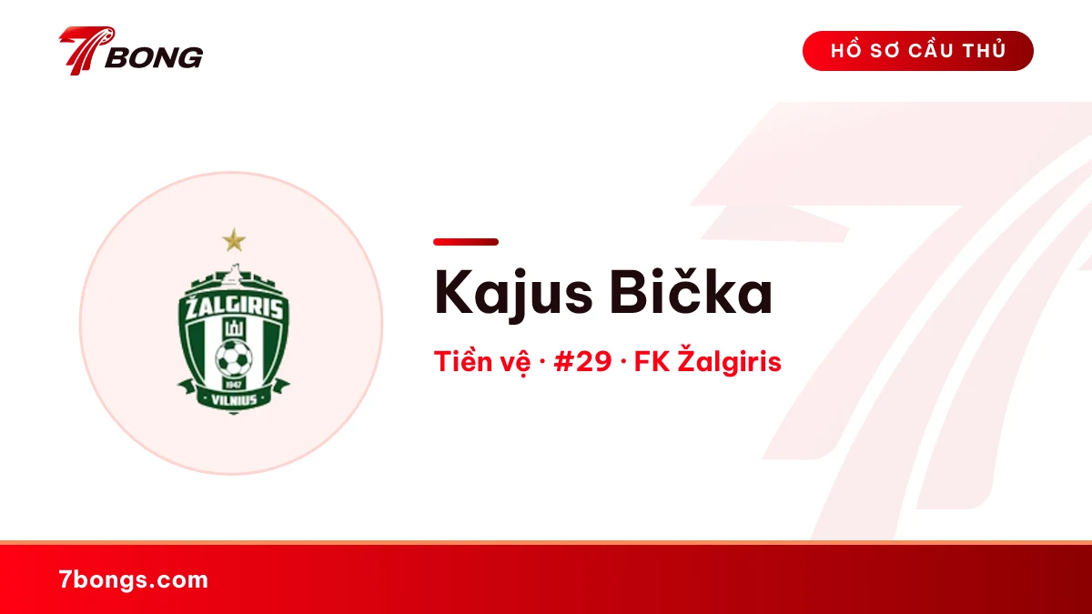 Kajus Bička — FK Žalgiris