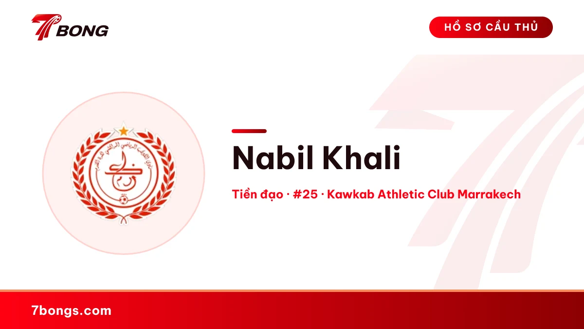 Nabil Khali — Kawkab Athletic Club Marrakech