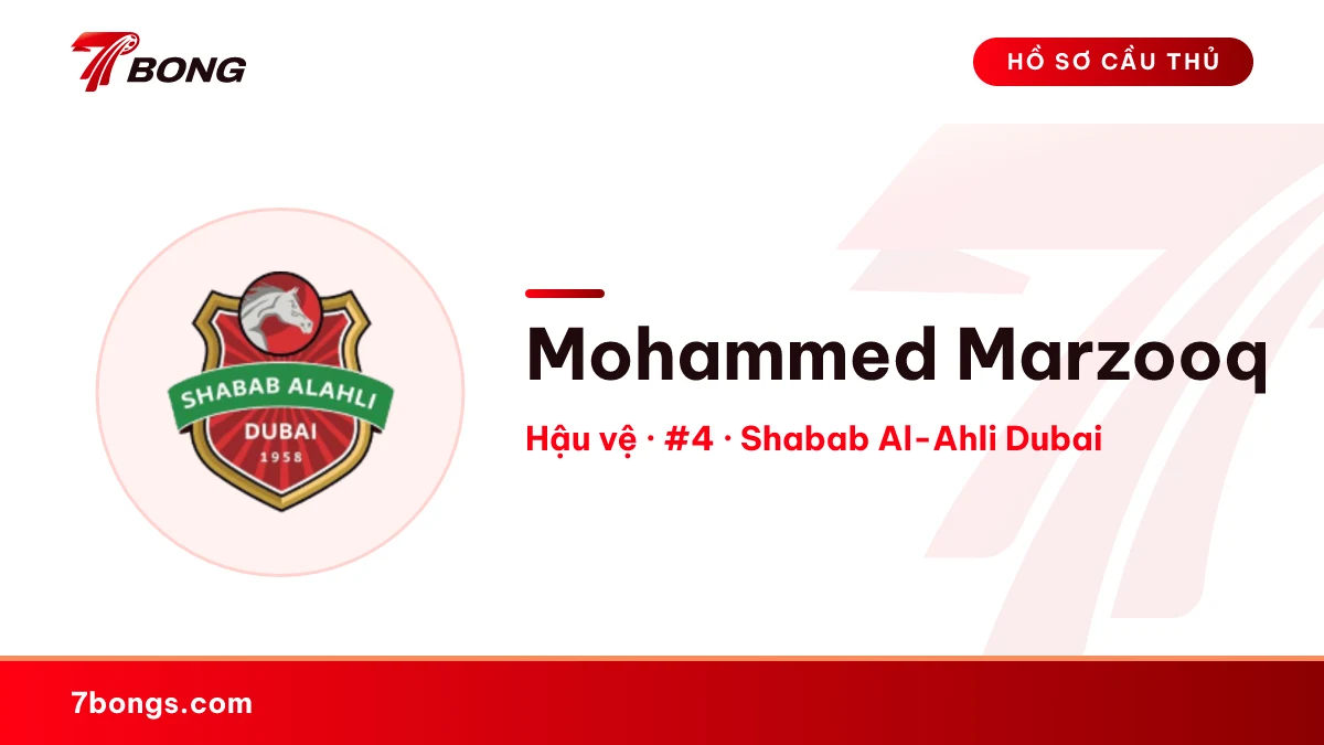 Mohammed Marzooq — Shabab Al-Ahli Dubai