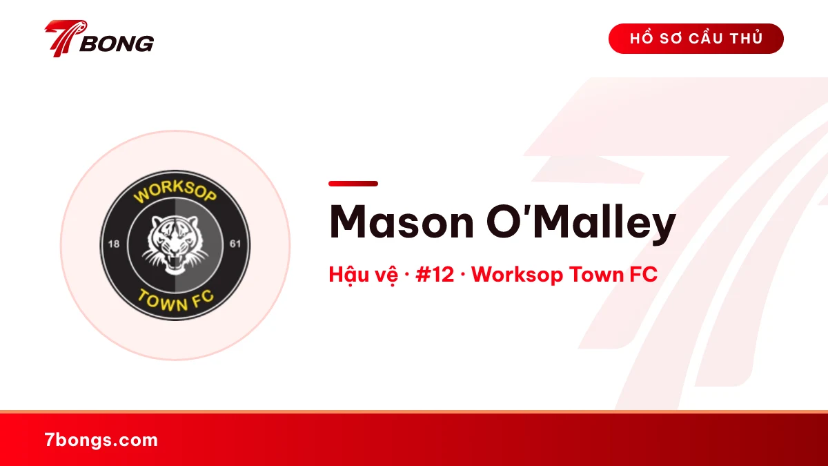 Mason O'Malley — Worksop Town FC