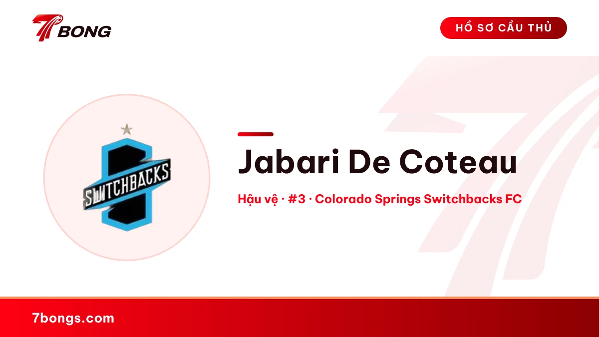 Jabari De Coteau — Colorado Springs Switchbacks FC