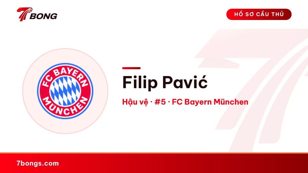 Filip Pavić — FC Bayern München