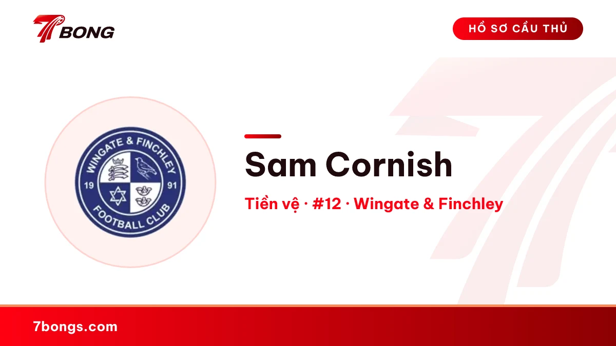 Sam Cornish — Wingate & Finchley