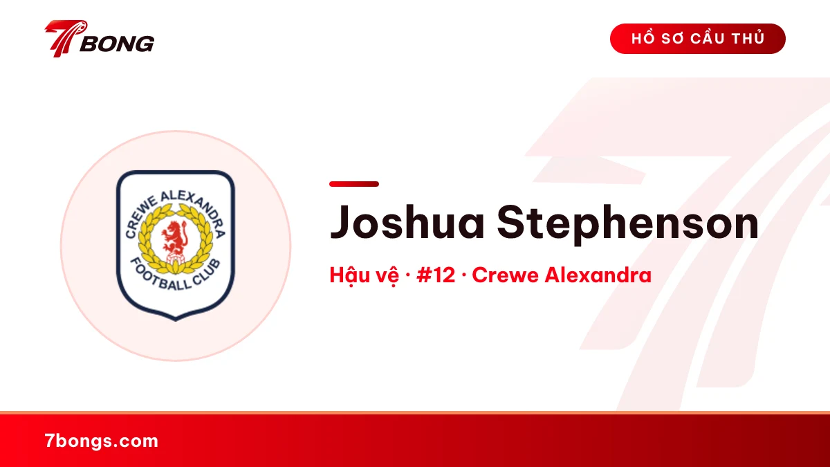 Joshua Stephenson — Crewe Alexandra