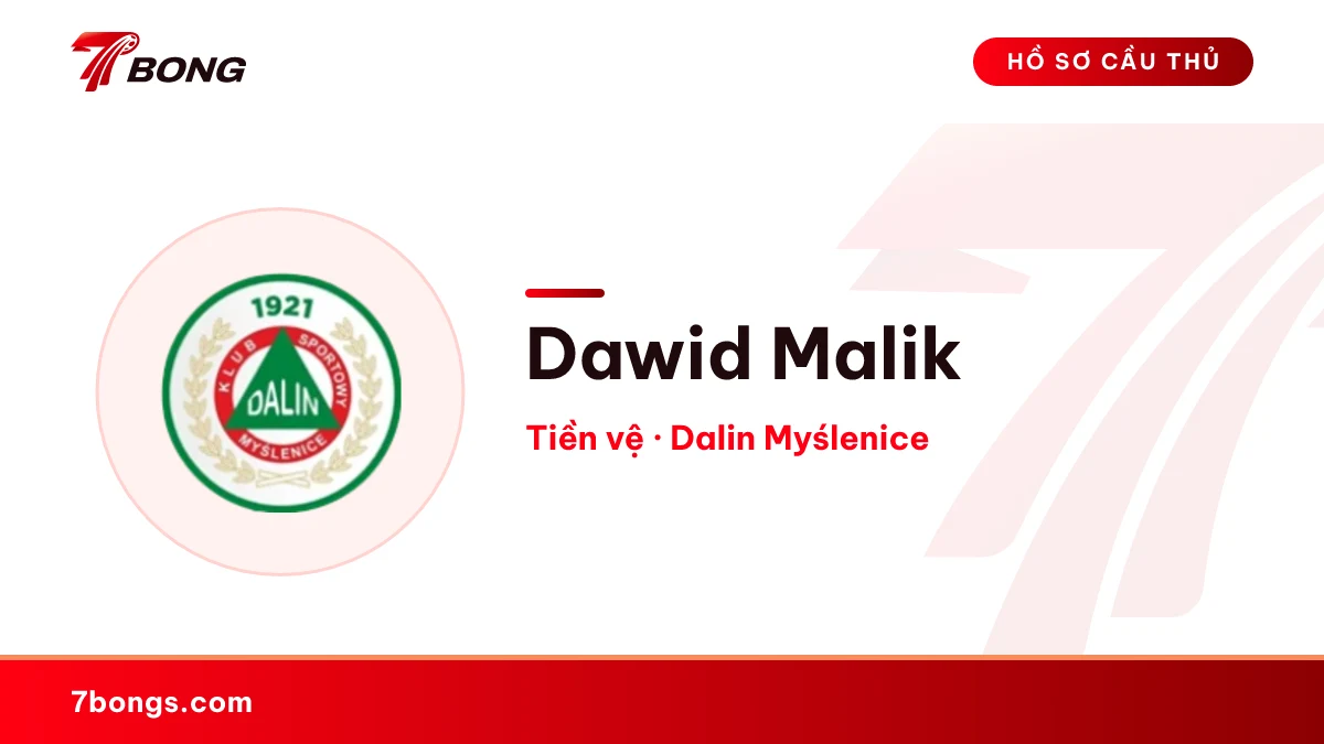 Dawid Malik — Dalin Myślenice