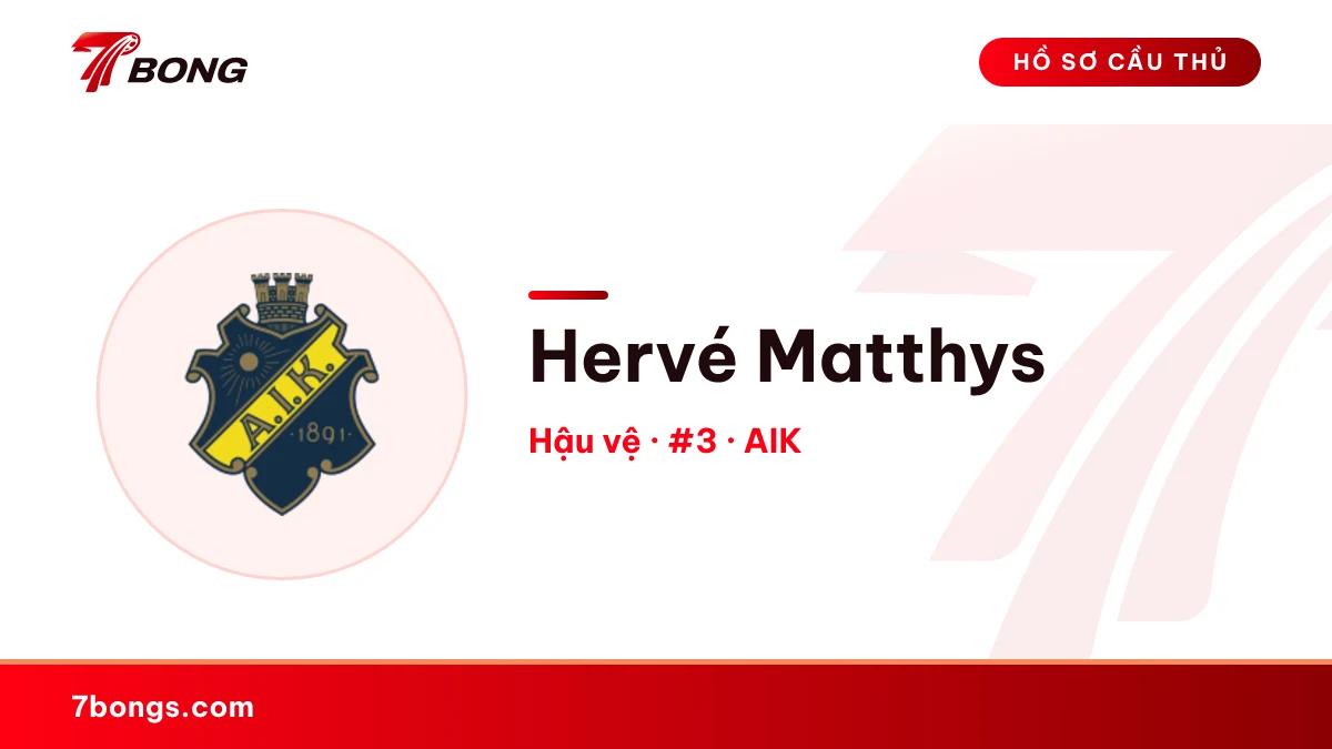 Hervé Matthys — AIK
