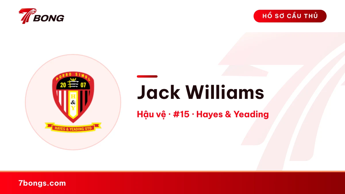 Jack Williams — Hayes & Yeading