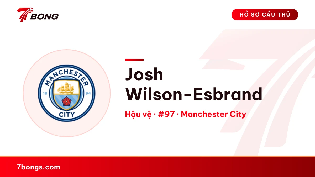 Josh Wilson-Esbrand — Manchester City