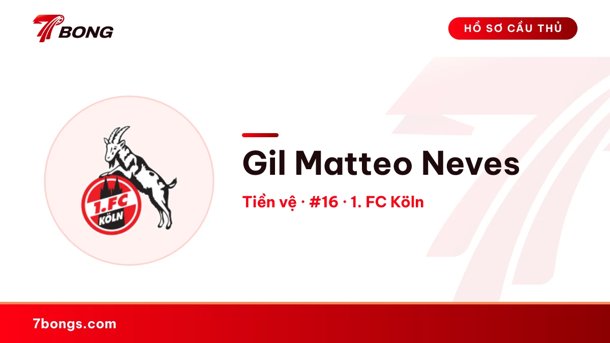 Gil Matteo Neves — 1. FC Köln