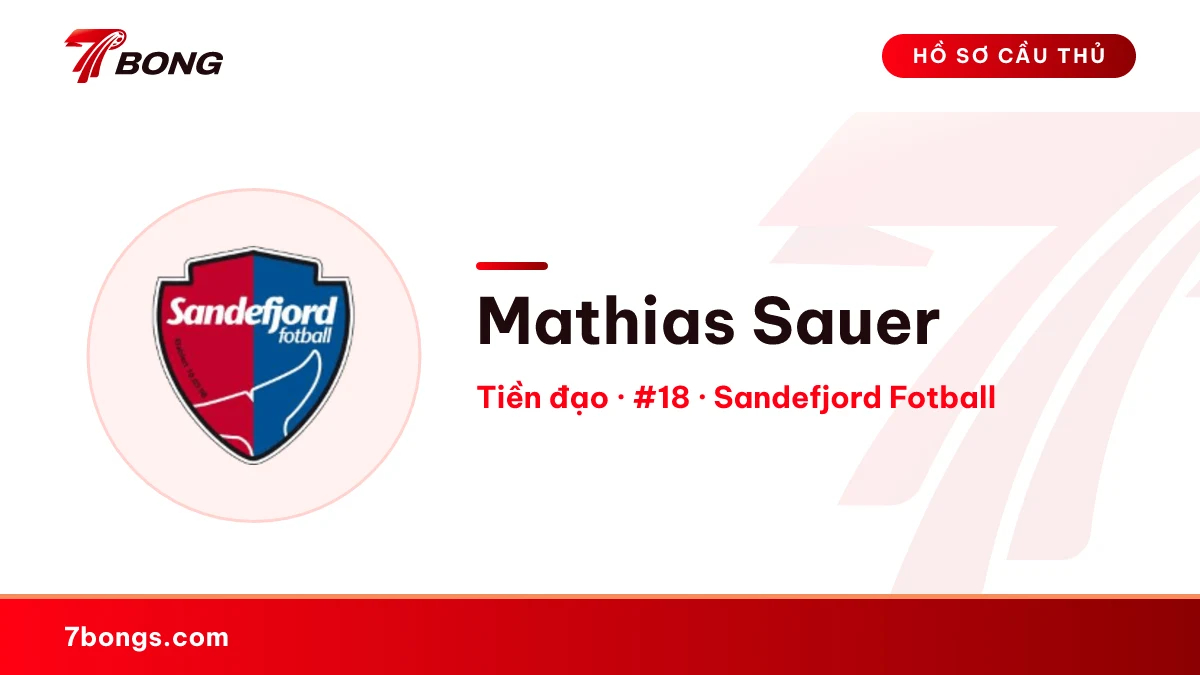 Mathias Sauer — Sandefjord Fotball