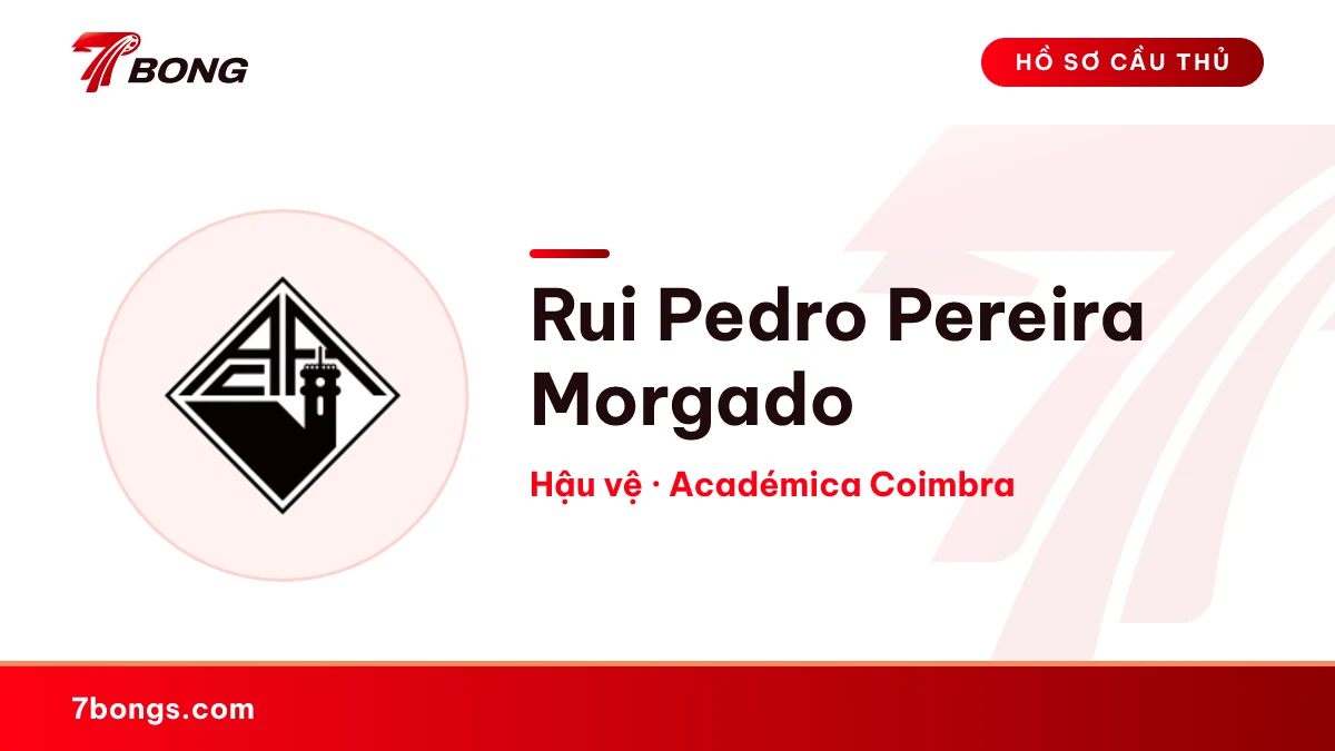 Rui Pedro Pereira Morgado — Académica Coimbra