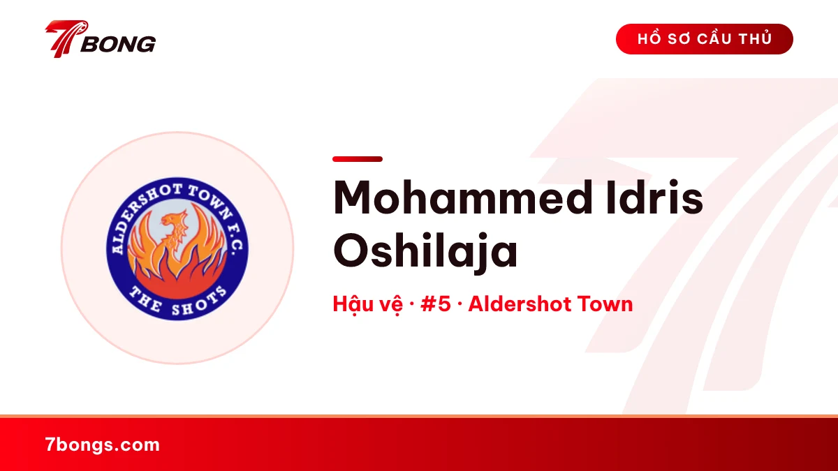 Mohammed Idris Oshilaja — Aldershot Town