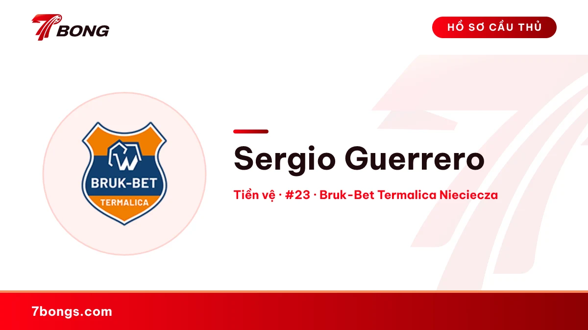 Sergio Guerrero — Bruk-Bet Termalica Nieciecza