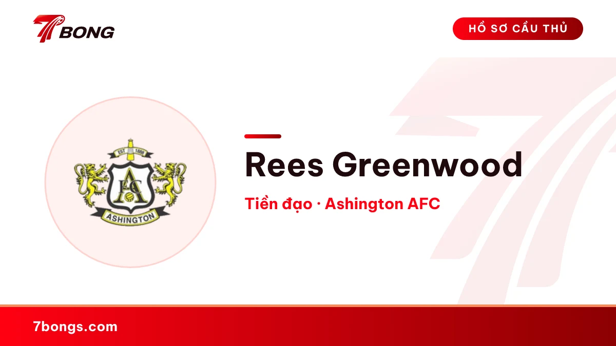 Rees Greenwood — Ashington AFC