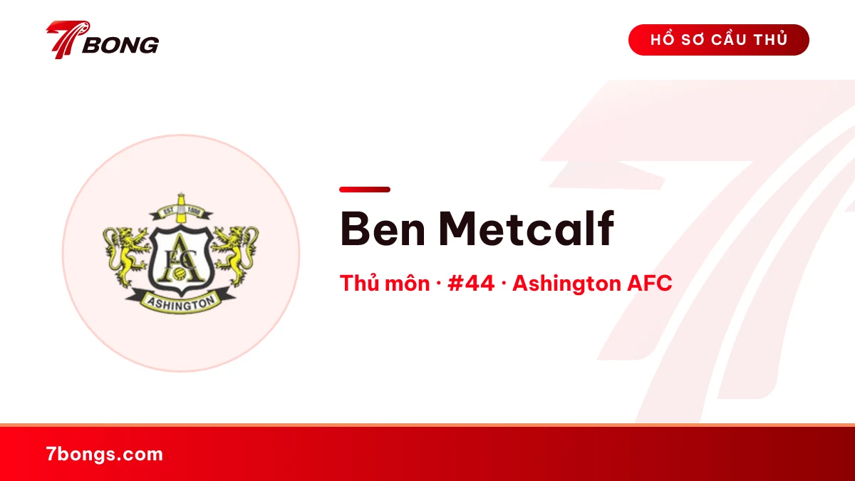 Ben Metcalf — Ashington AFC