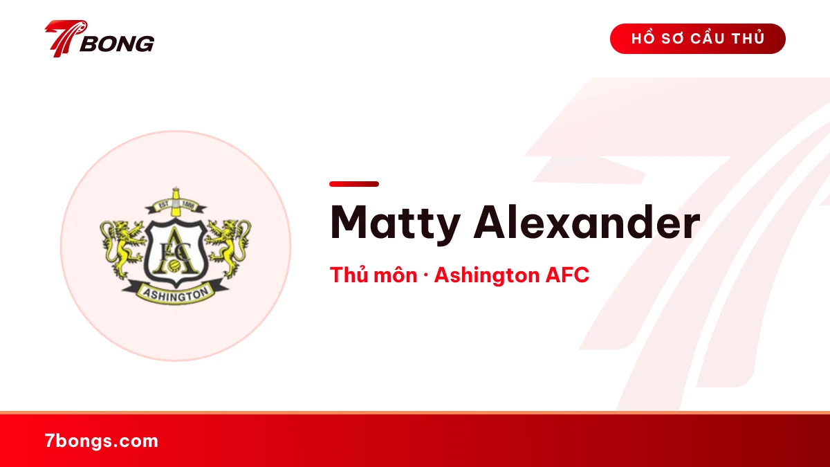 Matty Alexander — Ashington AFC