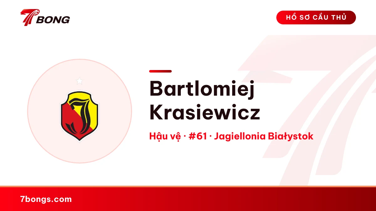 Bartlomiej Krasiewicz — Jagiellonia Białystok