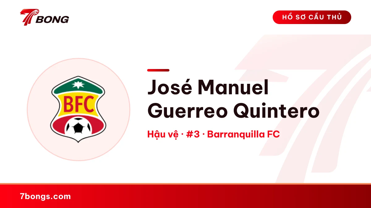 José Manuel Guerreo Quintero — Barranquilla FC