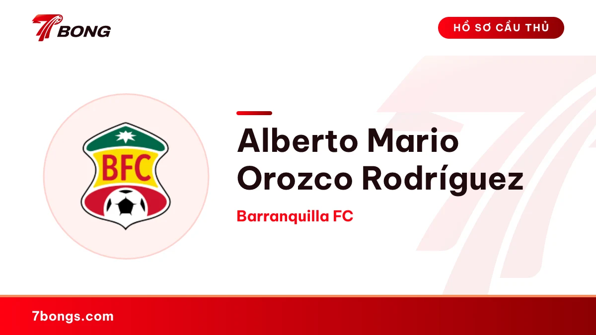 Alberto Mario Orozco Rodríguez — Barranquilla FC