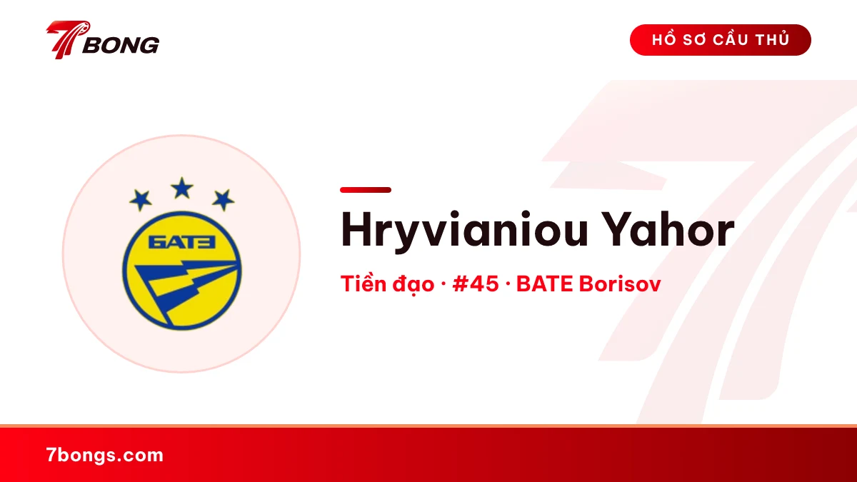 Hryvianiou Yahor — BATE Borisov