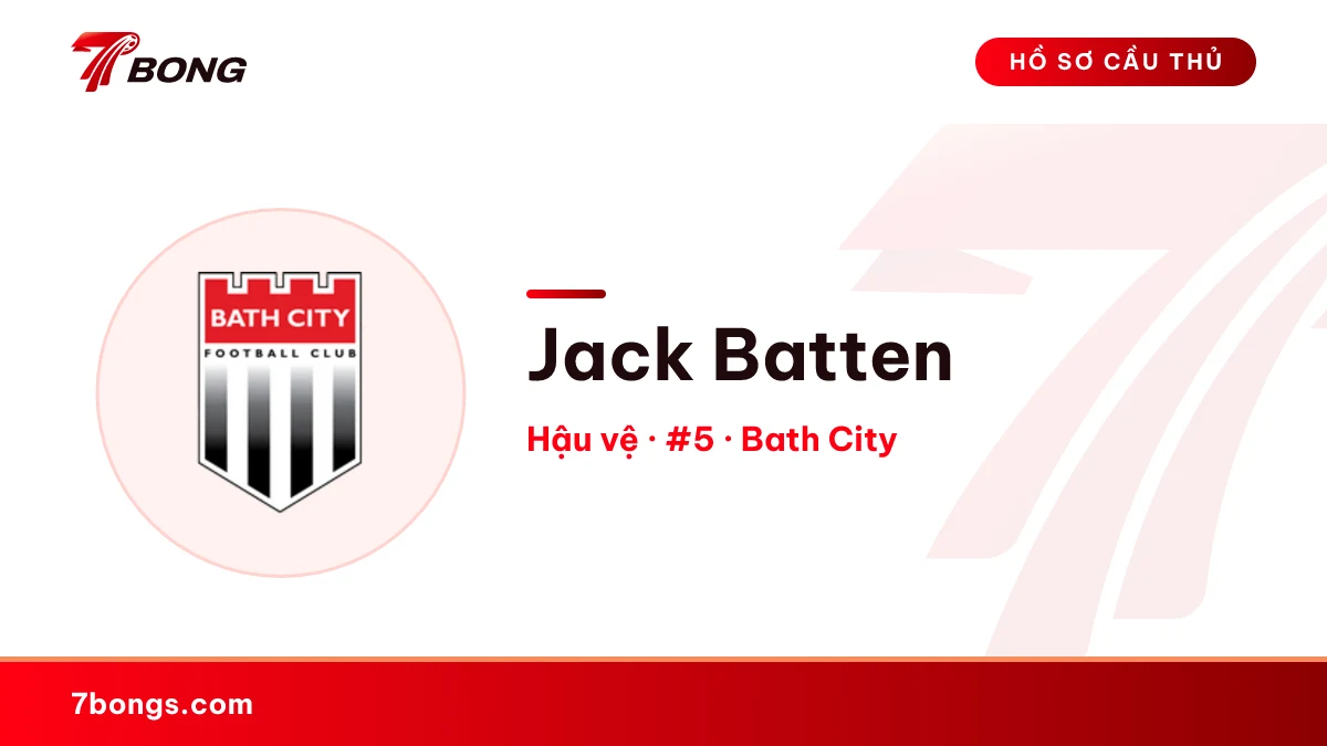 Jack Batten — Bath City