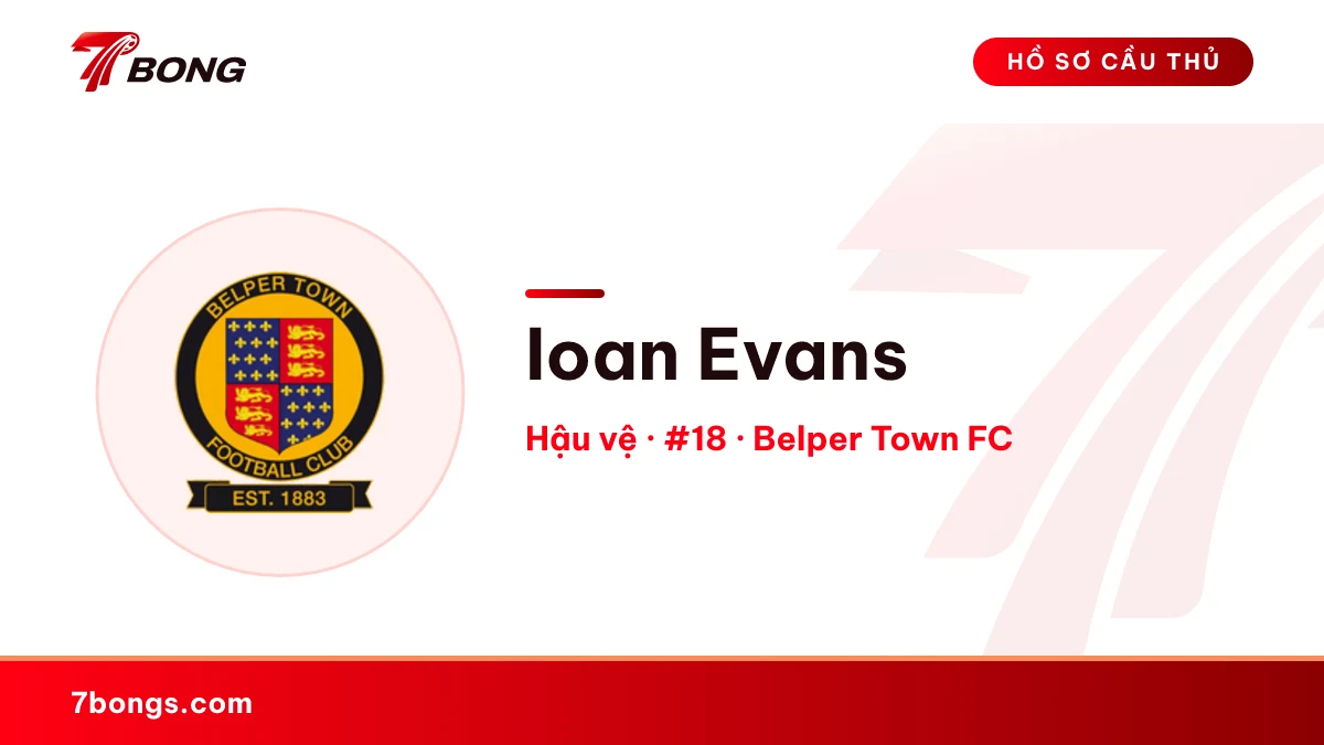 Ioan Evans — Belper Town FC