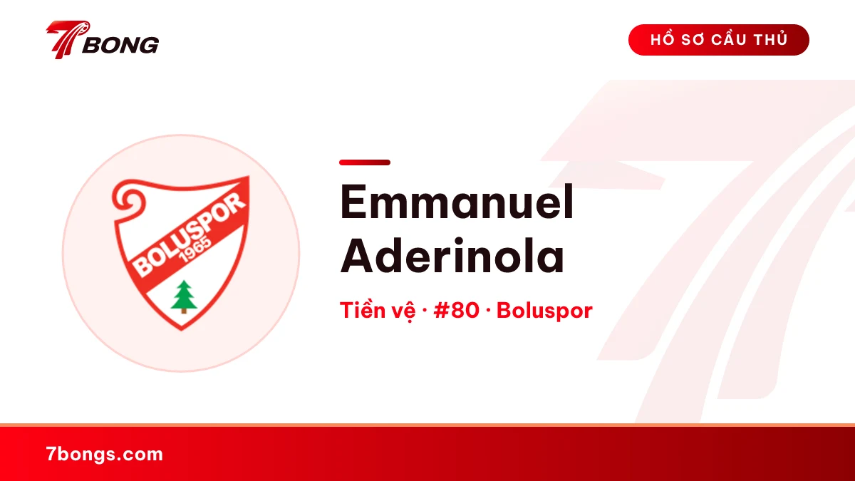 Emmanuel Aderinola — Boluspor