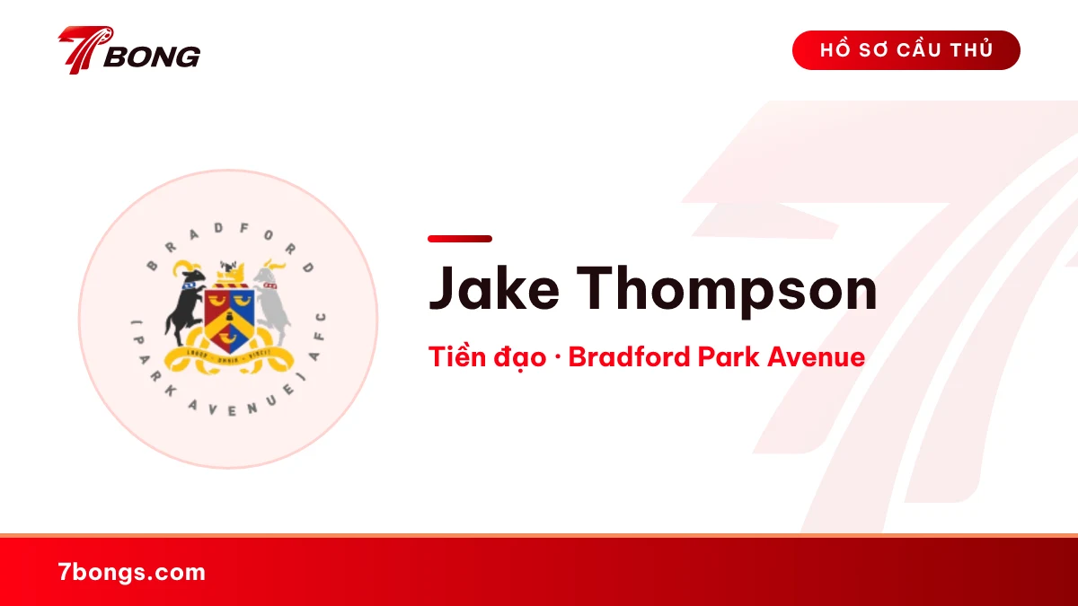 Jake Thompson — Bradford Park Avenue