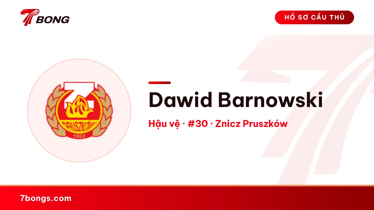 Dawid Barnowski — Znicz Pruszków