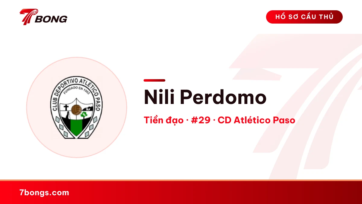 Nili Perdomo — CD Atlético Paso
