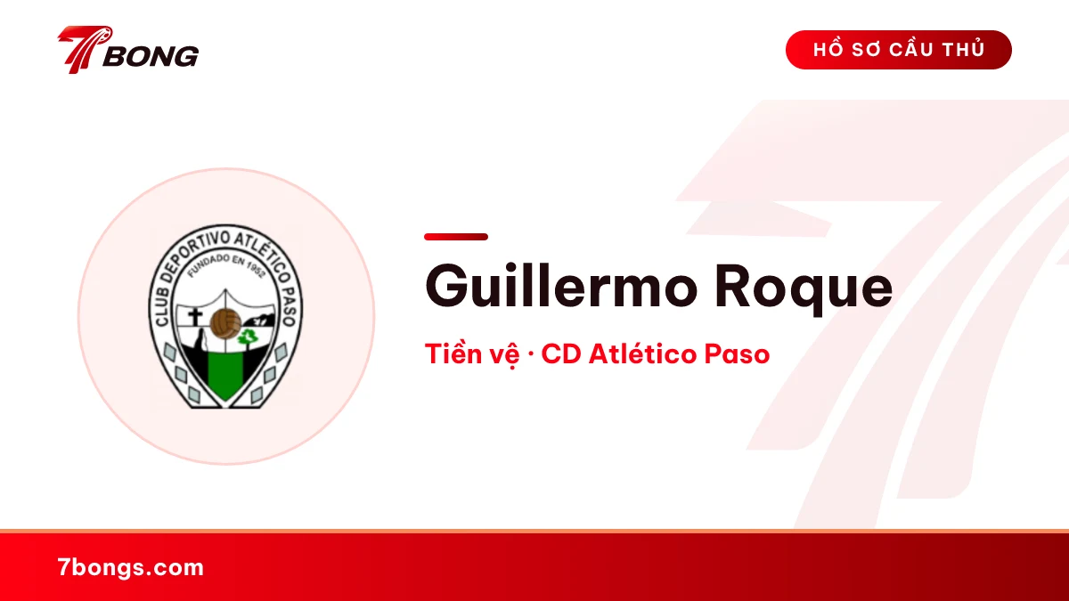 Guillermo Roque — CD Atlético Paso