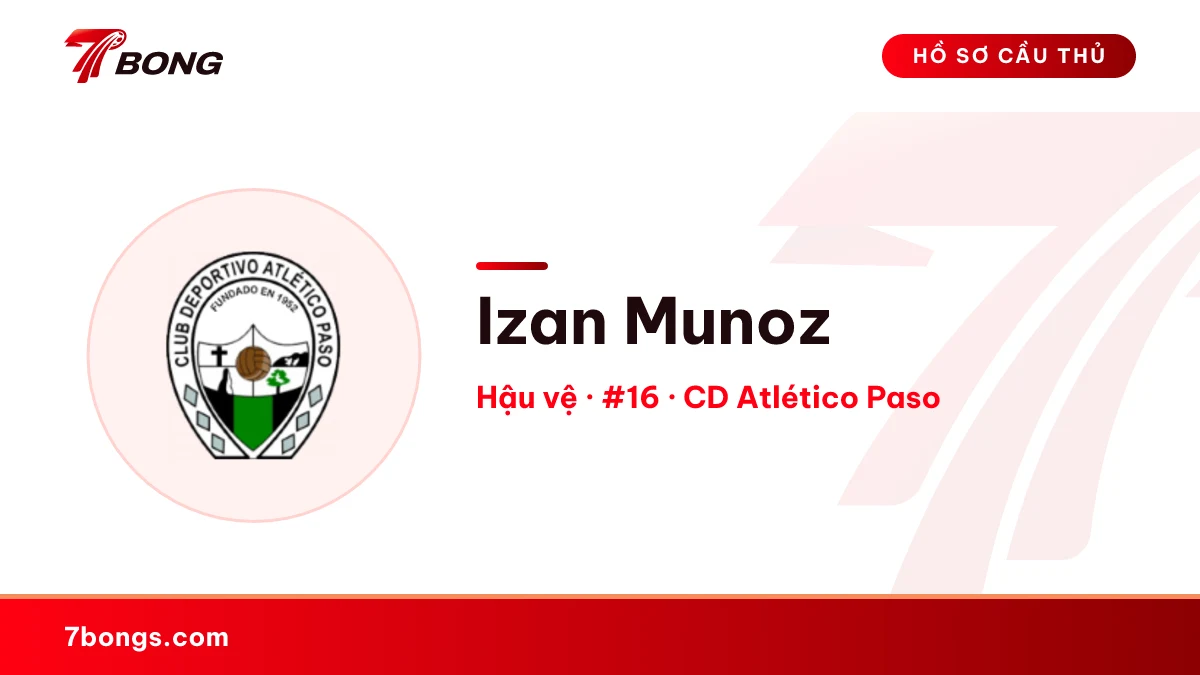 Izan Munoz — CD Atlético Paso