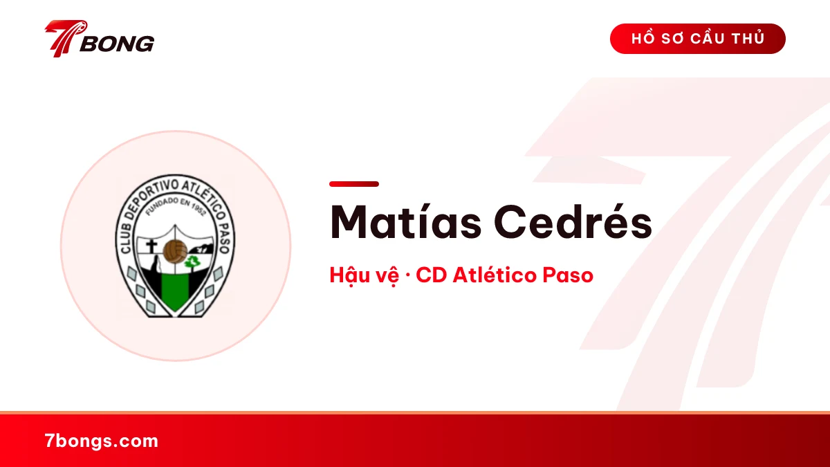 Matías Cedrés — CD Atlético Paso